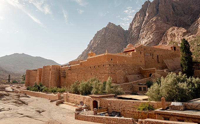 The eyes of Moses, St. Catherine and Mount Moses