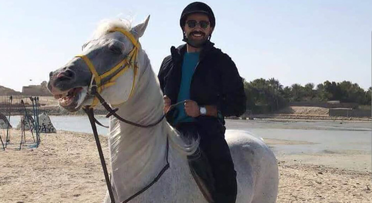 One Hour Horseback Riding on The Beach in Bahrain