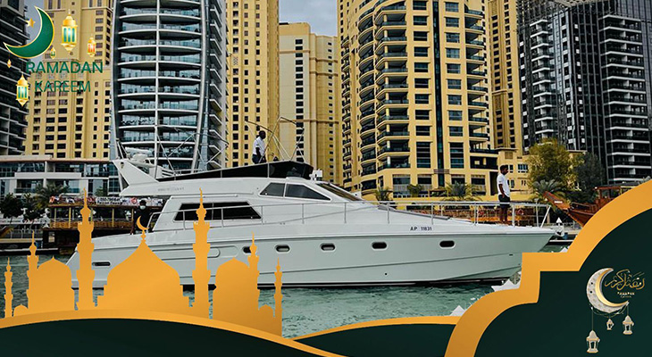 2 hours iftar on a 48ft yacht