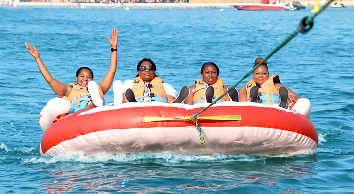 One Hour of Donut Boat Riding for Up to 5 People