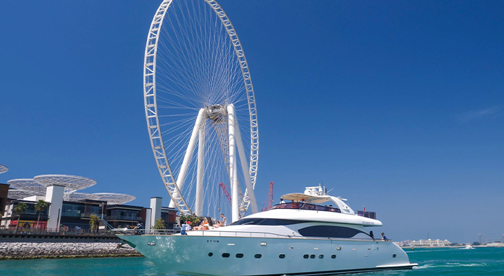 2-Hour Yacht Tour at Dubai Marina with a Live BBQ Party