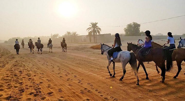 Per Couple: Horseback Riding Tour at Bawshar Sands