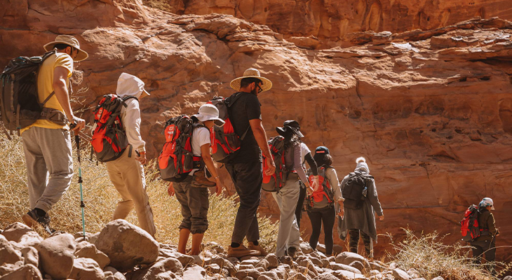 A Hiking Journey Through Time in AlUla Saudi Arabia