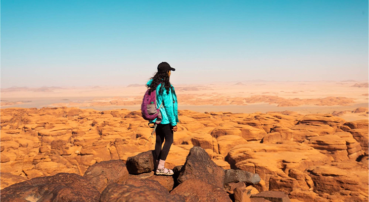 Top Hike of Al Harra at AlUla 