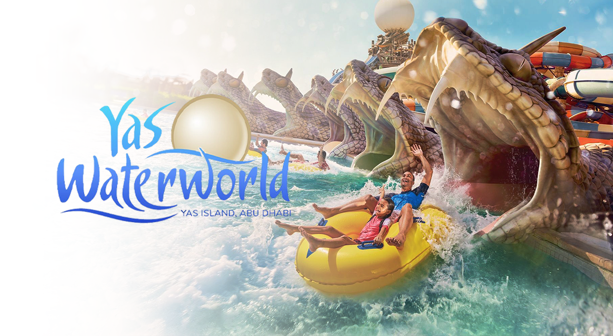 Only For 250 AED - 8 Hours At Yas Waterworld  