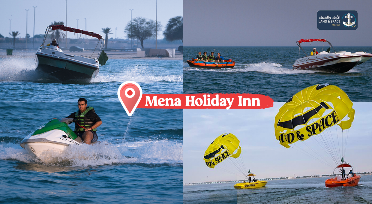 Water Activities at Mena Holiday Inn With Land & Space Marina