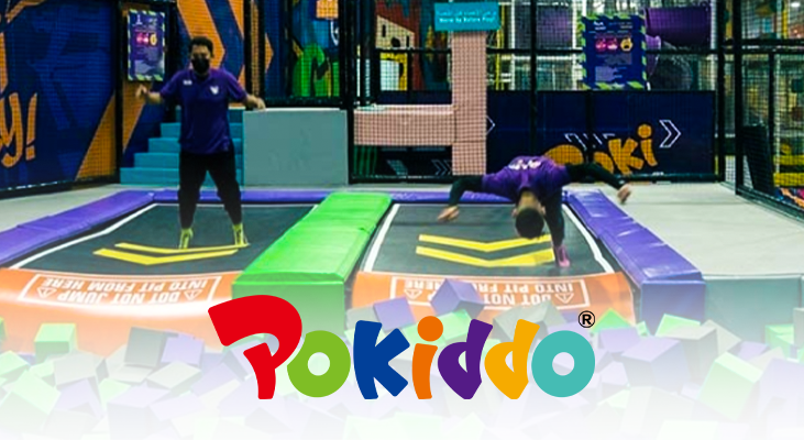 Pokiddo Park Discounted Trampoline Tickets with 3.95 KWD