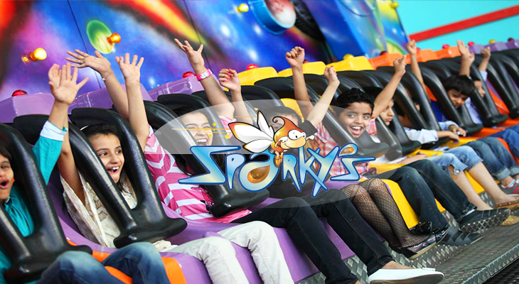 Sparky's Jeddah Cards with 200SR Credit in Mall of Arabia, Red Sea, Al Andalus Mall