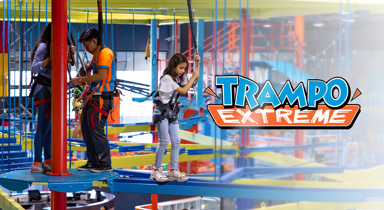 Save Big On Trampo Extreme Skytrail Tickets For Only 2 KWD at Al Morog