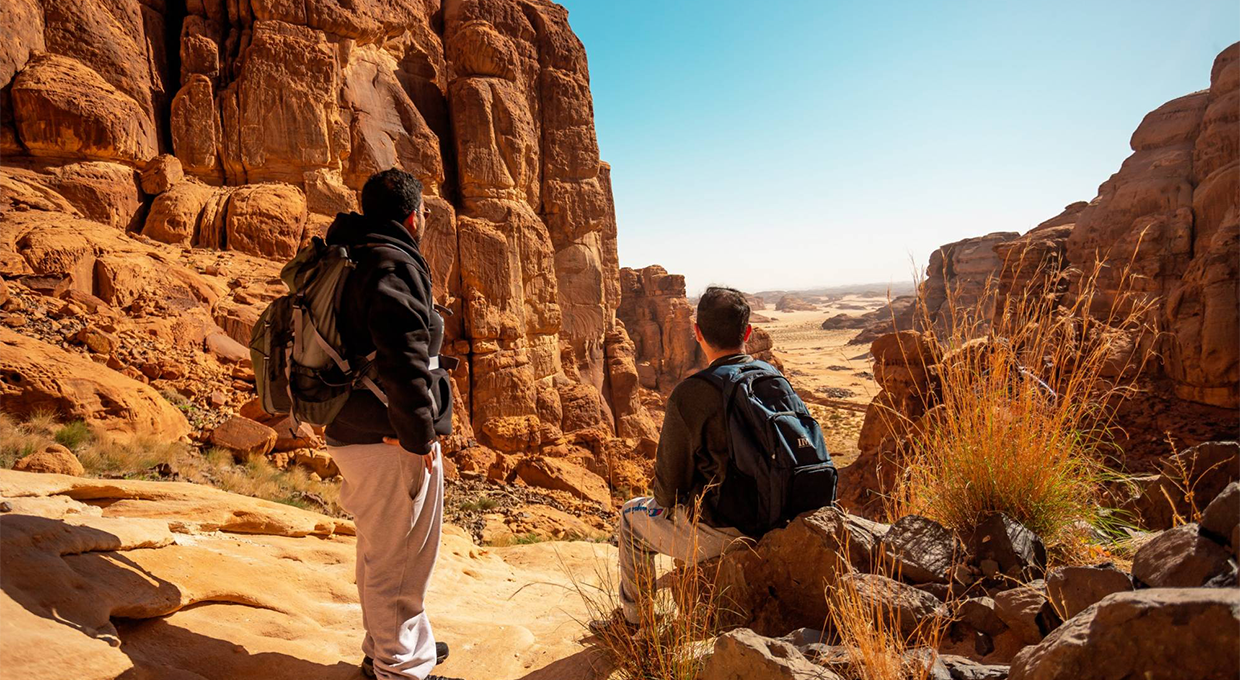Hiking Through Madakhel Garden in AlUla