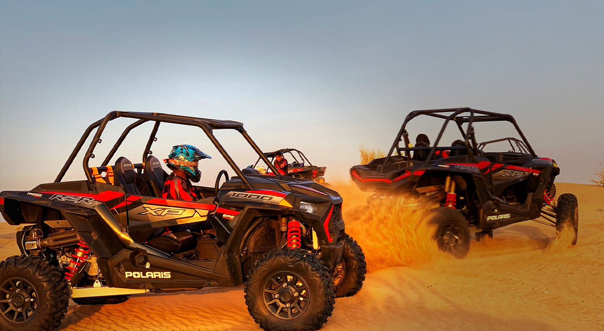 Buggy Adventure on Fridays Across the Red Sands with a Dinner Meal in Riyadh