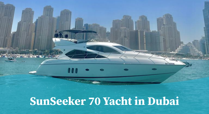 VIP Cruise for 2 hours on SunSeeker 70 Yacht in Dubai