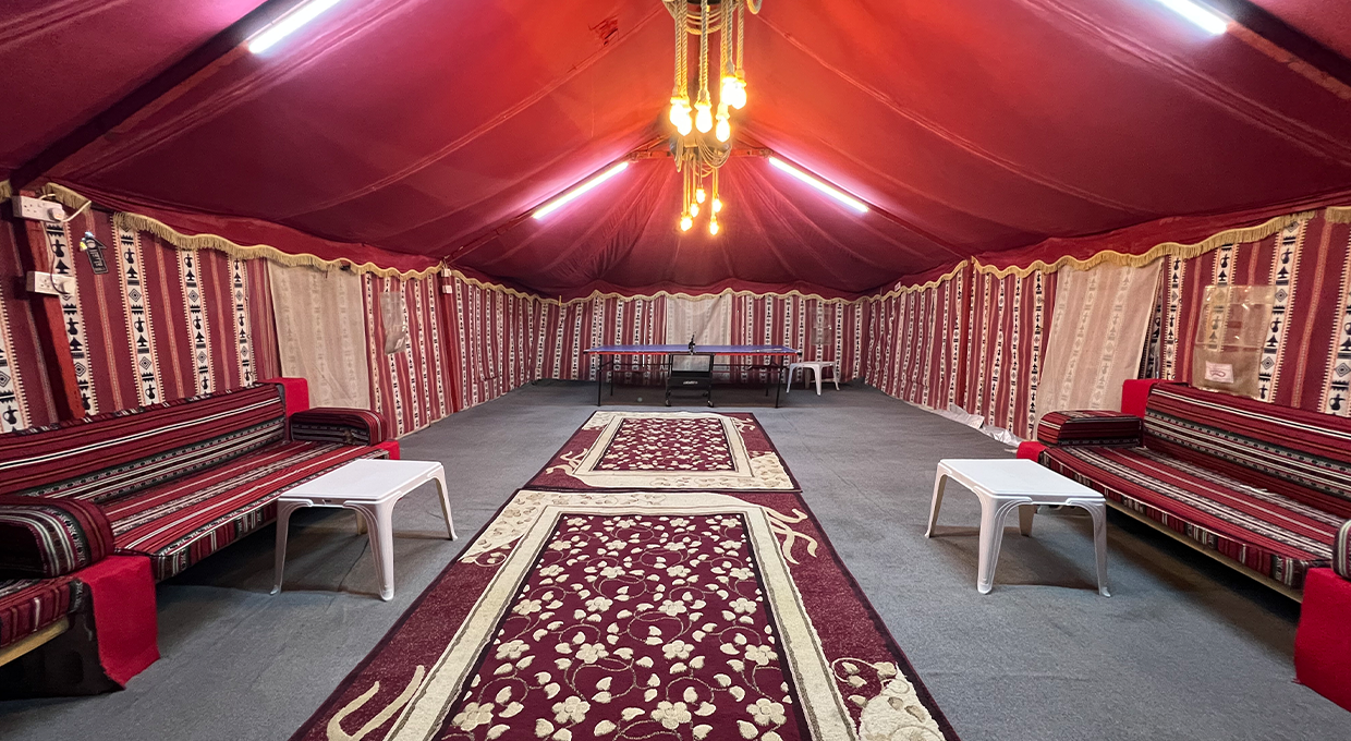 تجربة تخييم في مخيم سمارت 2 لحد أقصى 40 شخص بالهملة