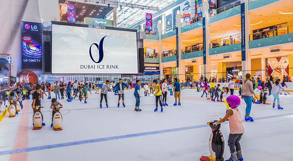 90 mins of Dubai Ice Rink in Dubai Mall for 127 AED instead of 150 AED