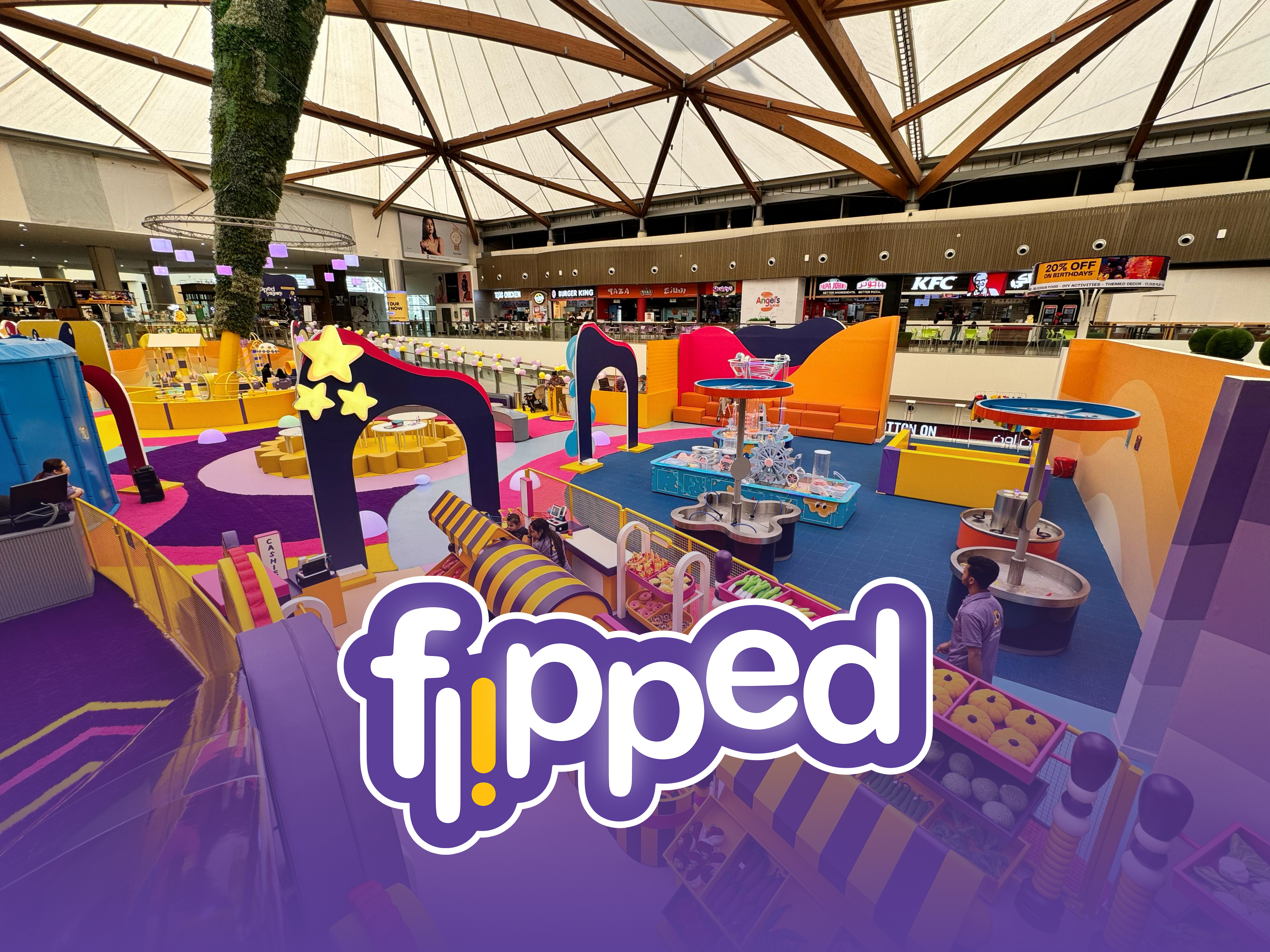Entry Ticket to Flipped Popup Sharjah For 52 Instead Of 65 AED