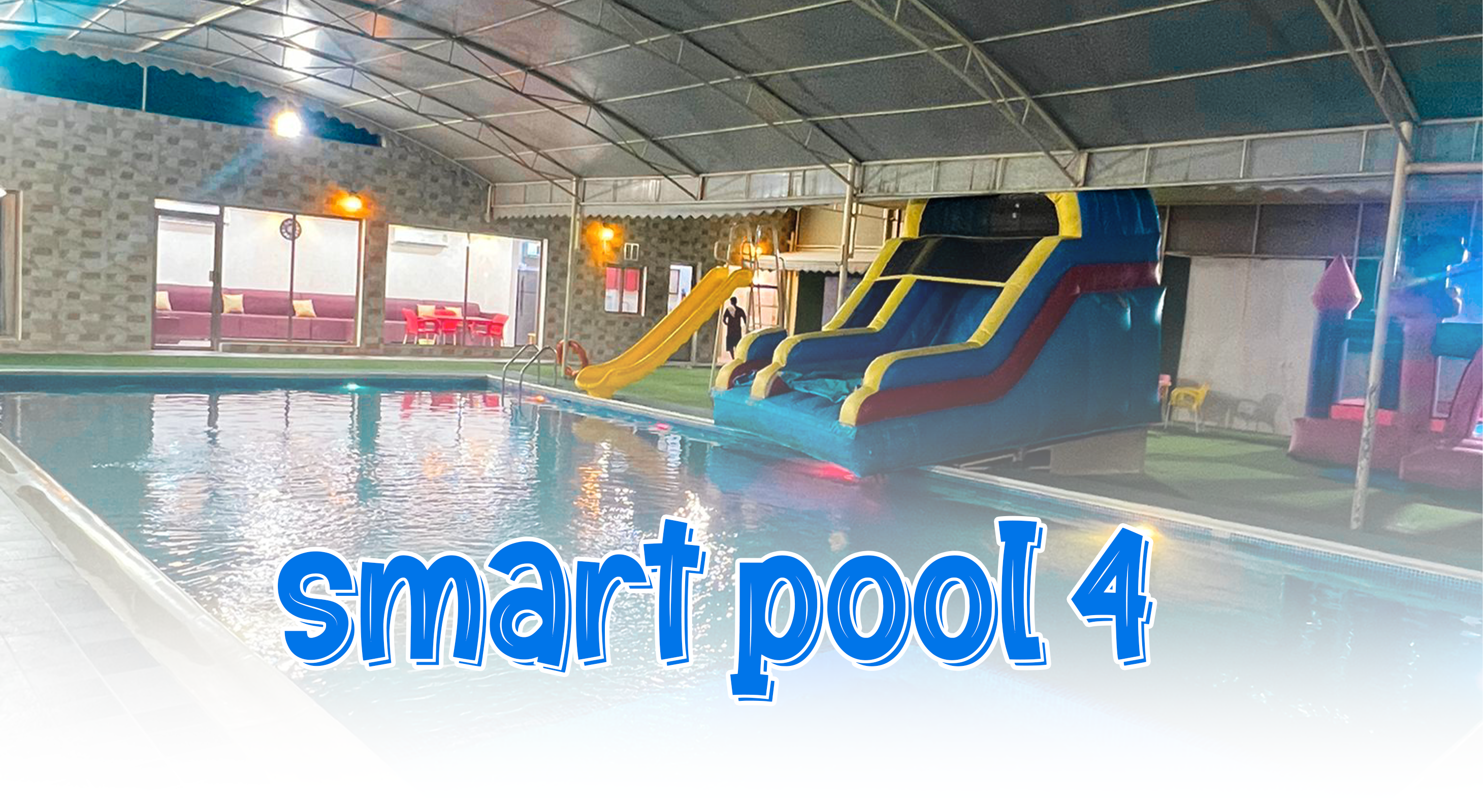 Smart Pool 4 Chalet for Rent for Groups up to 25 Persons