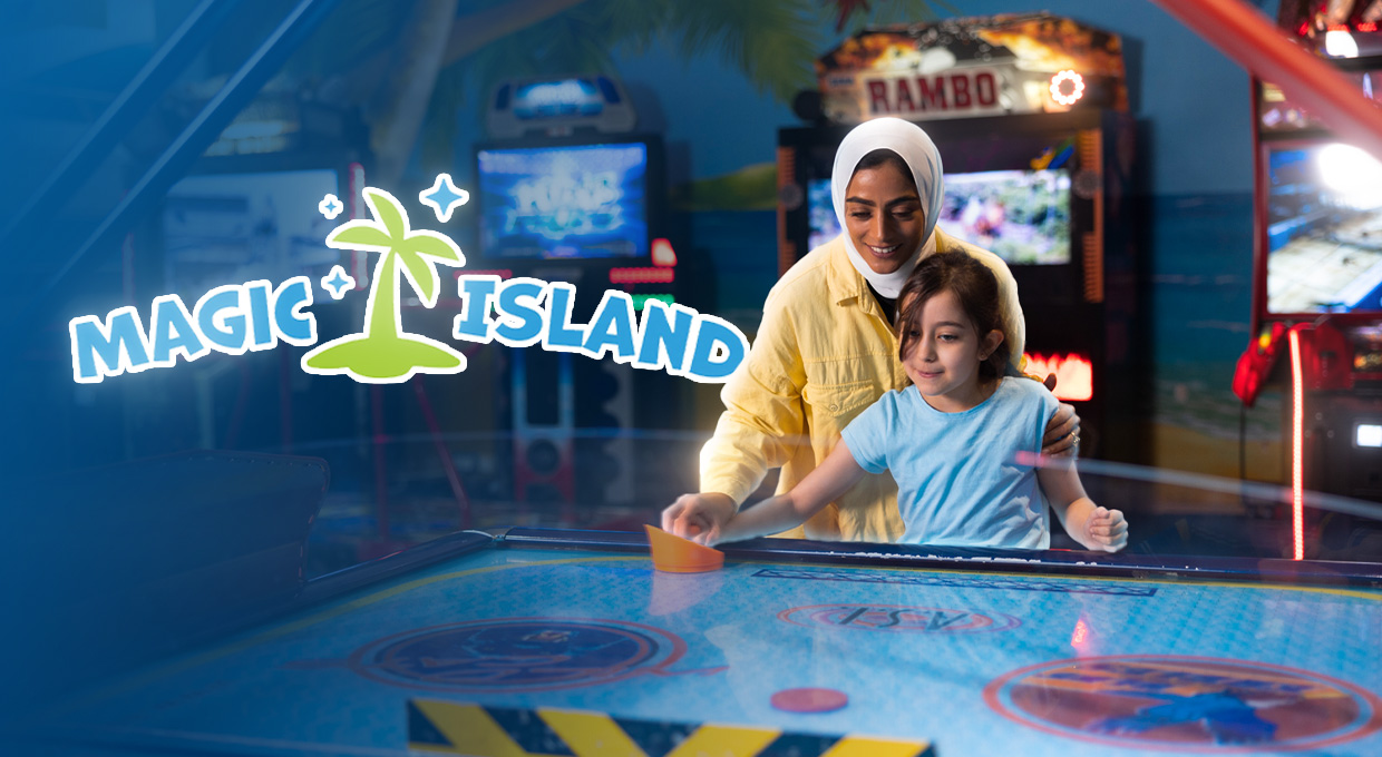 احصل على بطاقة مجك آيلاند برصيد ‎27‎ دينار مقابل ‎22‎ دينار بحريني فقط في مجمع السيف عراد