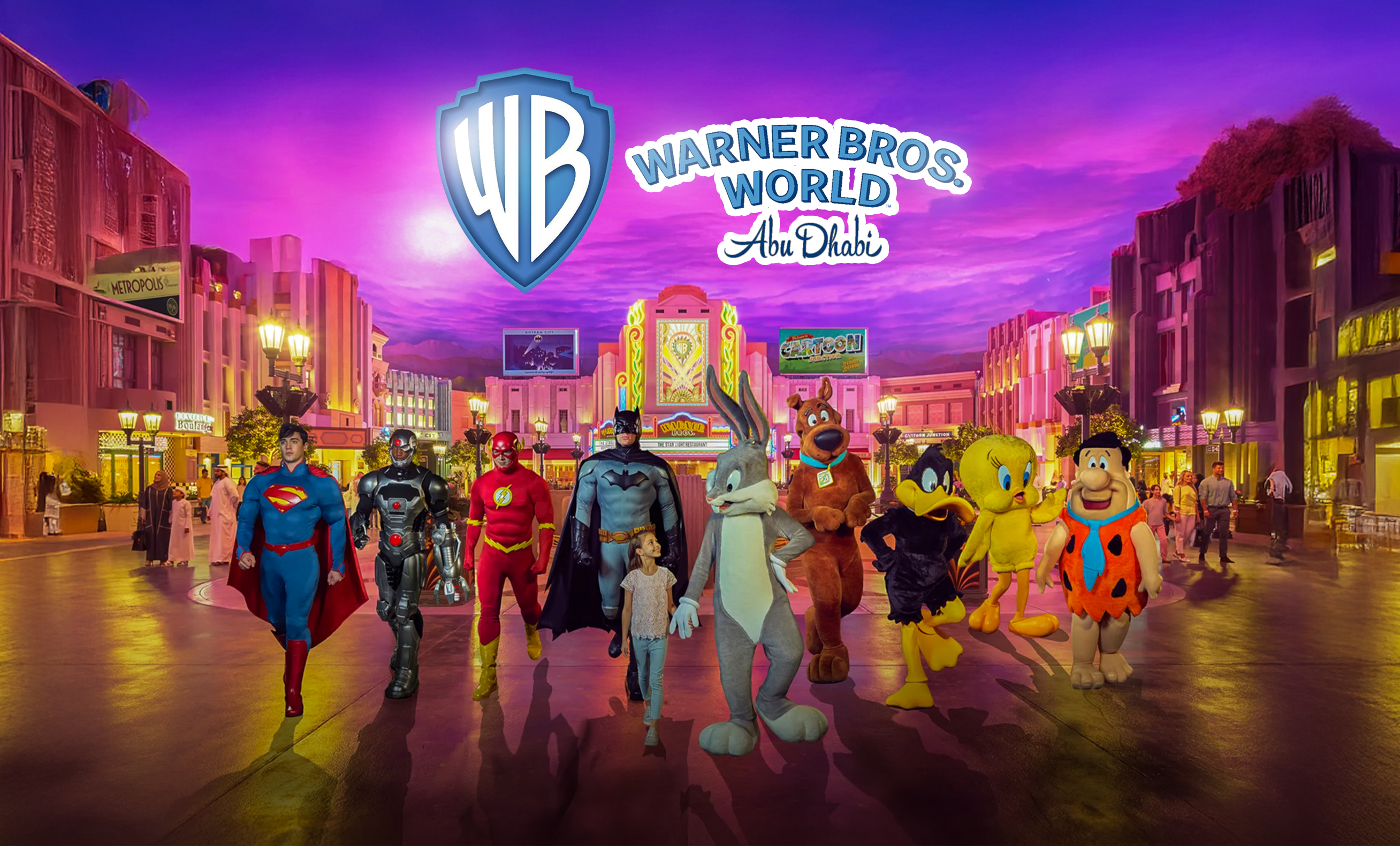 Warner Bros Abu Dhabi  Ticket– Only  for 300 AED
